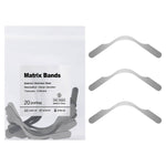 Dental Stainless Steel Matrix Bands Tofflemire 20pcs/Pack - pairaydental.com