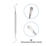 Dental Bone Curette Lucas Surgical Curettes with Smooth/Serrated Tip - pairaydental.com