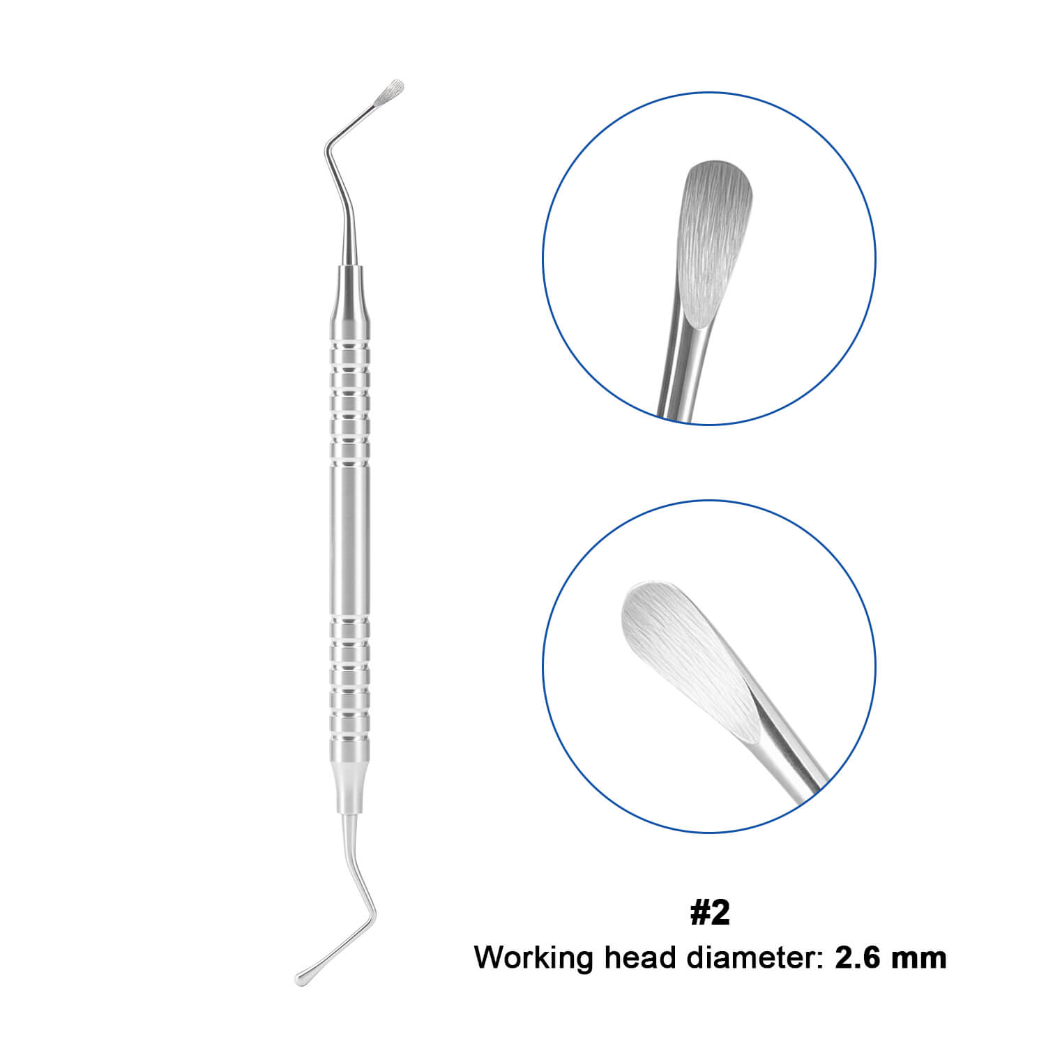 Dental Bone Curette Lucas Surgical Curettes with Smooth/Serrated Tip - pairaydental.com