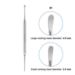 Dental Bone Curette Lucas Surgical Curettes with Smooth/Serrated Tip - pairaydental.com