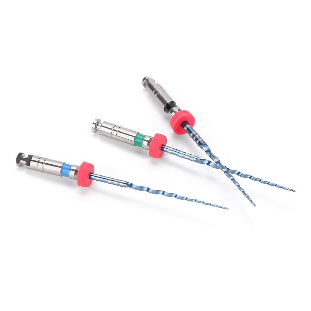Dental Endo Blue Engine Use Rotary File 21/25mm Taper.04/.06 #15-40 6pcs/Pack - pairaydental.com