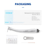COXO CX207-G High Speed Air Turbine Handpiece Mini Head with 4 Holes Coupler #H03-MP4 - pairaydental.com