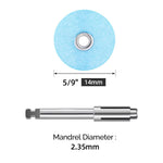 Dental Composite Ceramic Polishing Finishing Discs 14mm with Mandrel 40Pcs/Pack - pairaydental.com