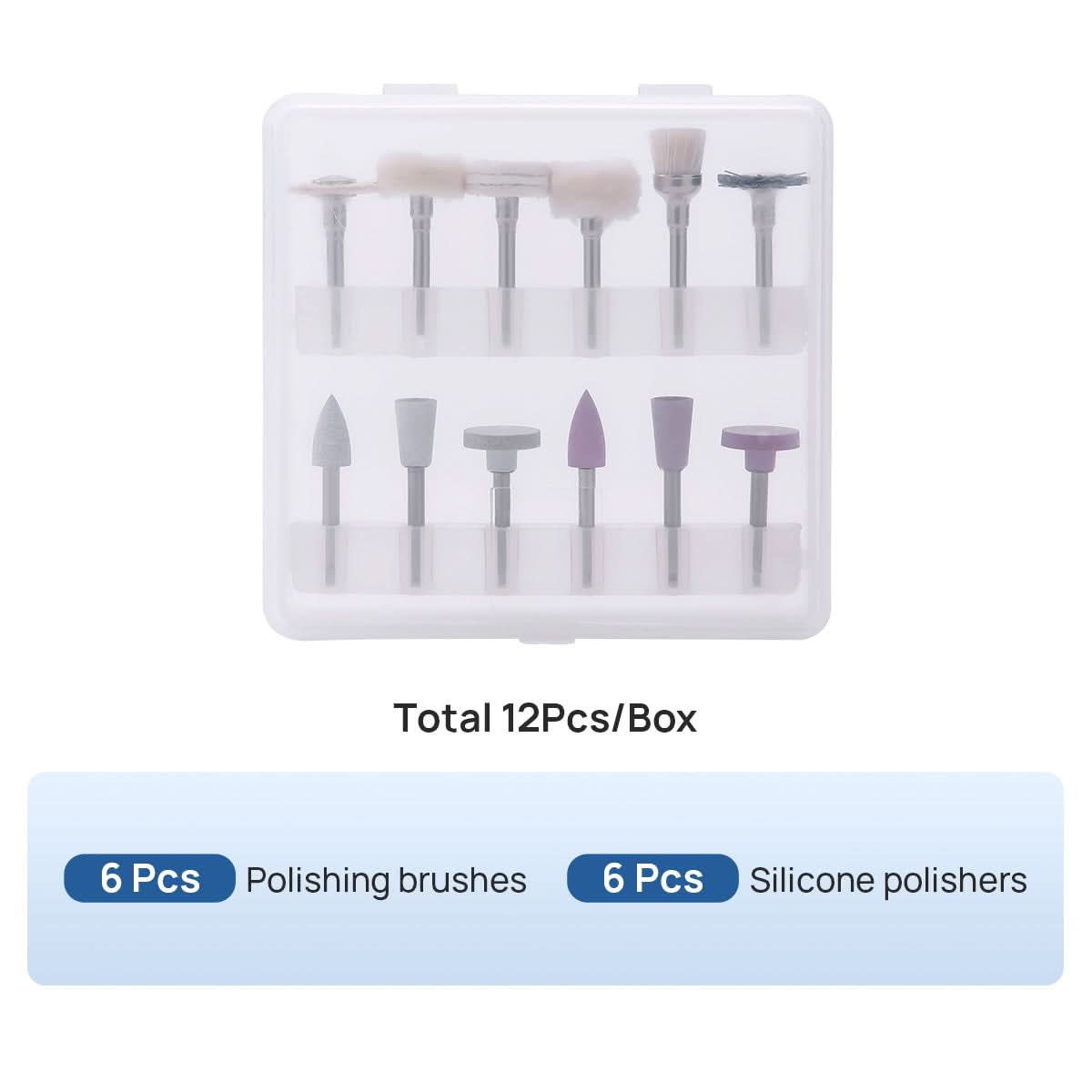 Dental Composite Finishing and Polishing Kit 12pcs/Box - pairaydental.com