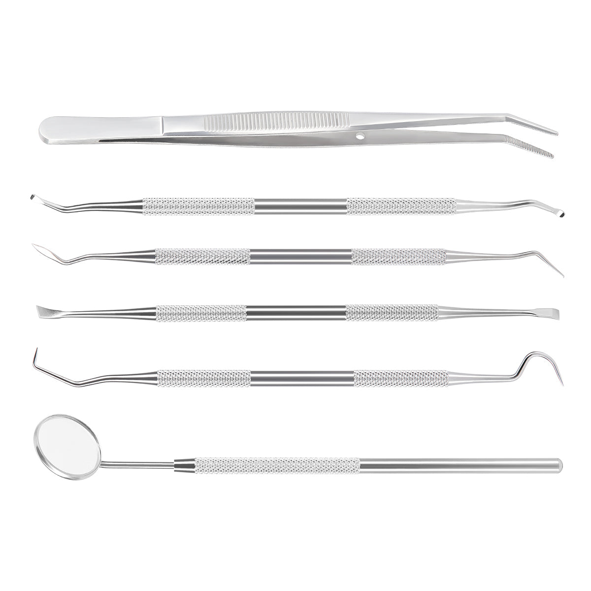 Dental Stainless Steel Cleaning Tool Set 6pcs/Kit - pairaydental.com