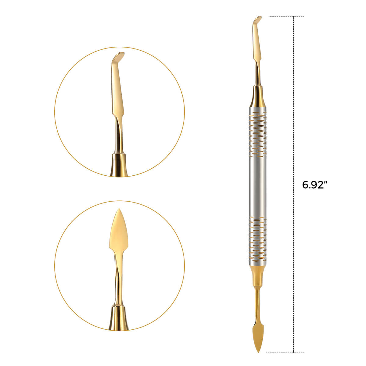 Dental Composite Resin Filling Spatula Tools Gold 6pcs/Kit - pairaydental.com