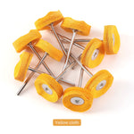 Polishing Brush White Cloth/ Yellow Cloth/ Felt/ Cashmere/ Cotton 10pcs/Pack - pairaydental.com