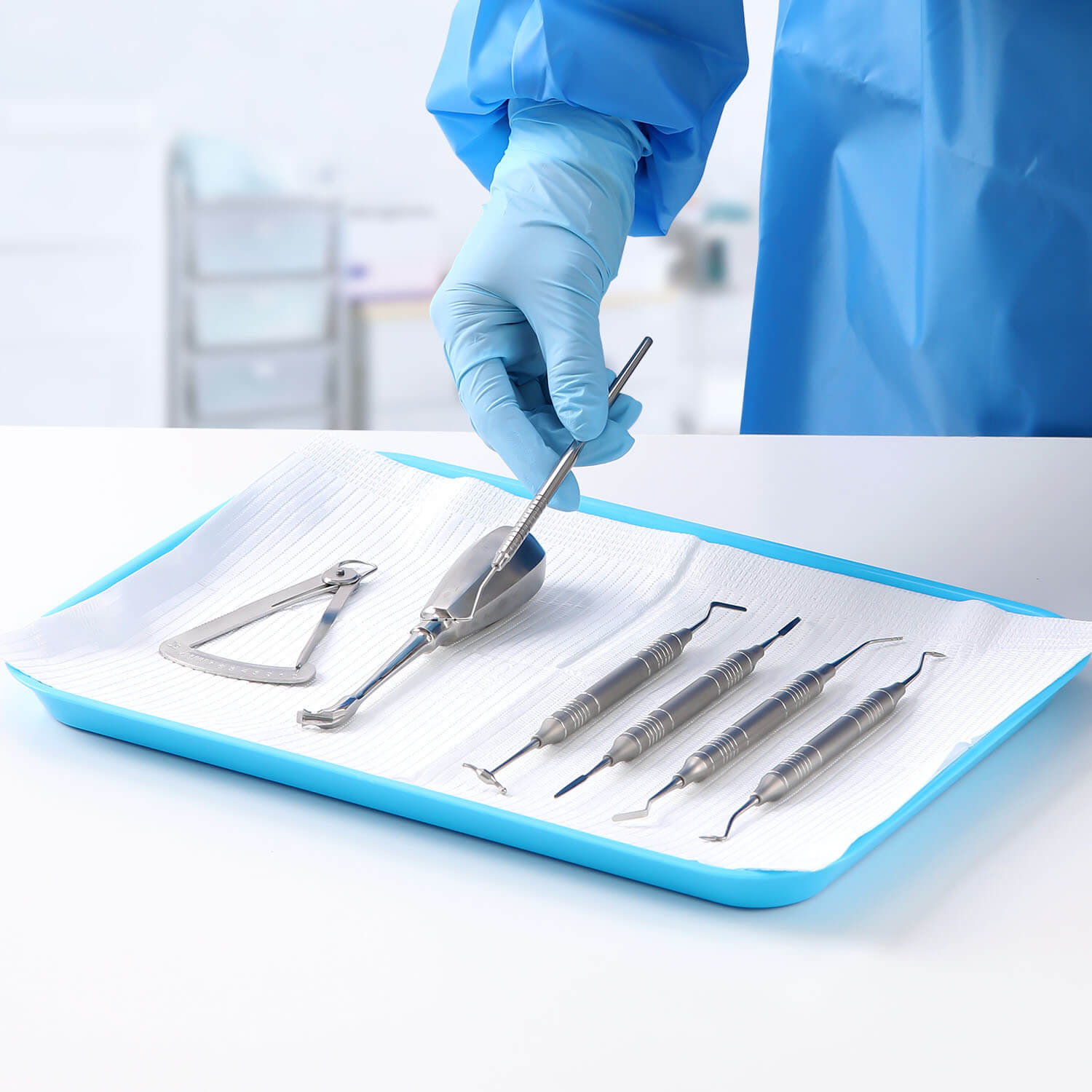 Dental Plastic Procedure Tray Autoclavable Flat Instrument Tray - pairaydental.com