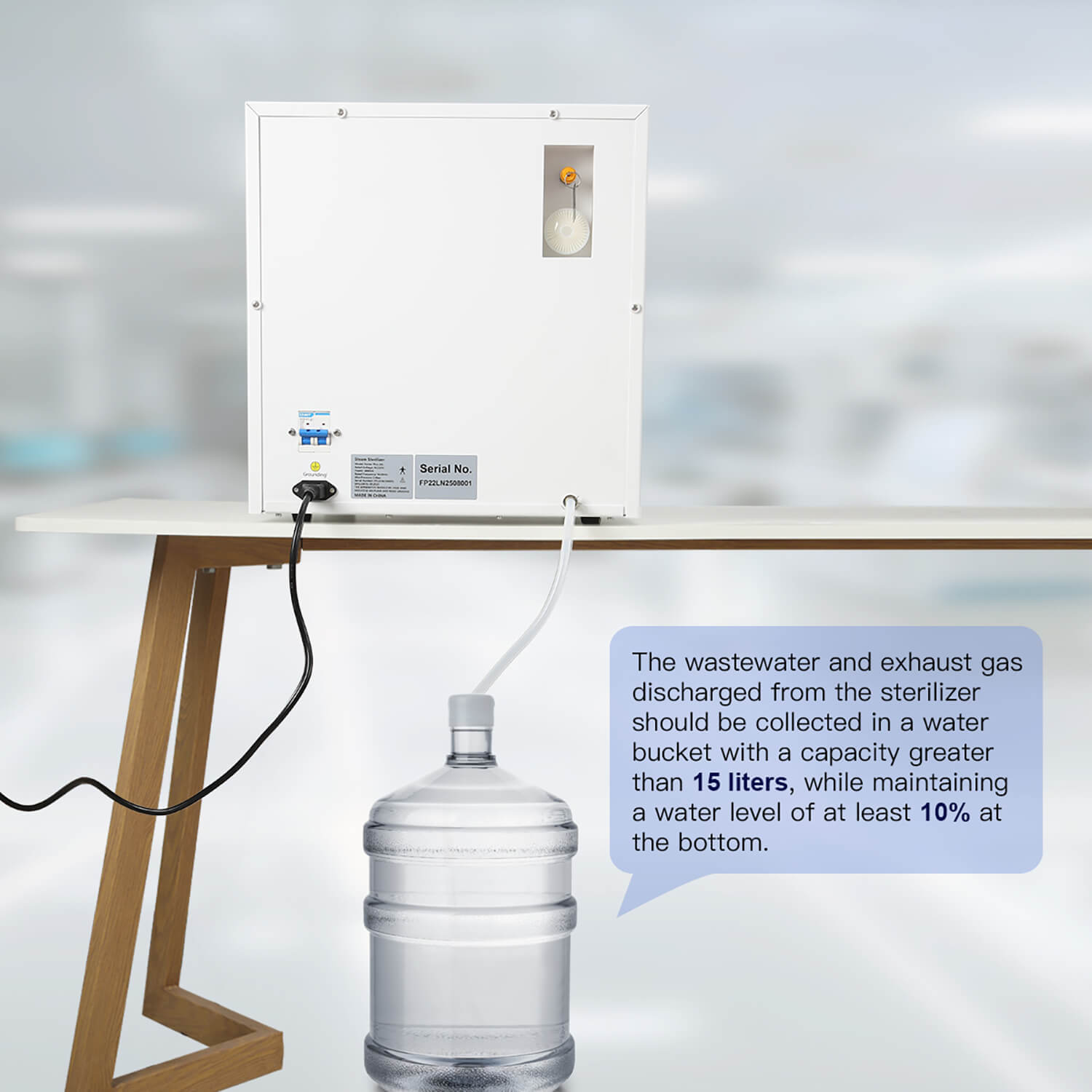 22L Tabletop Dental Autoclave Steam Sterilization Class N Sterilizer with Drying System - pairaydental.com