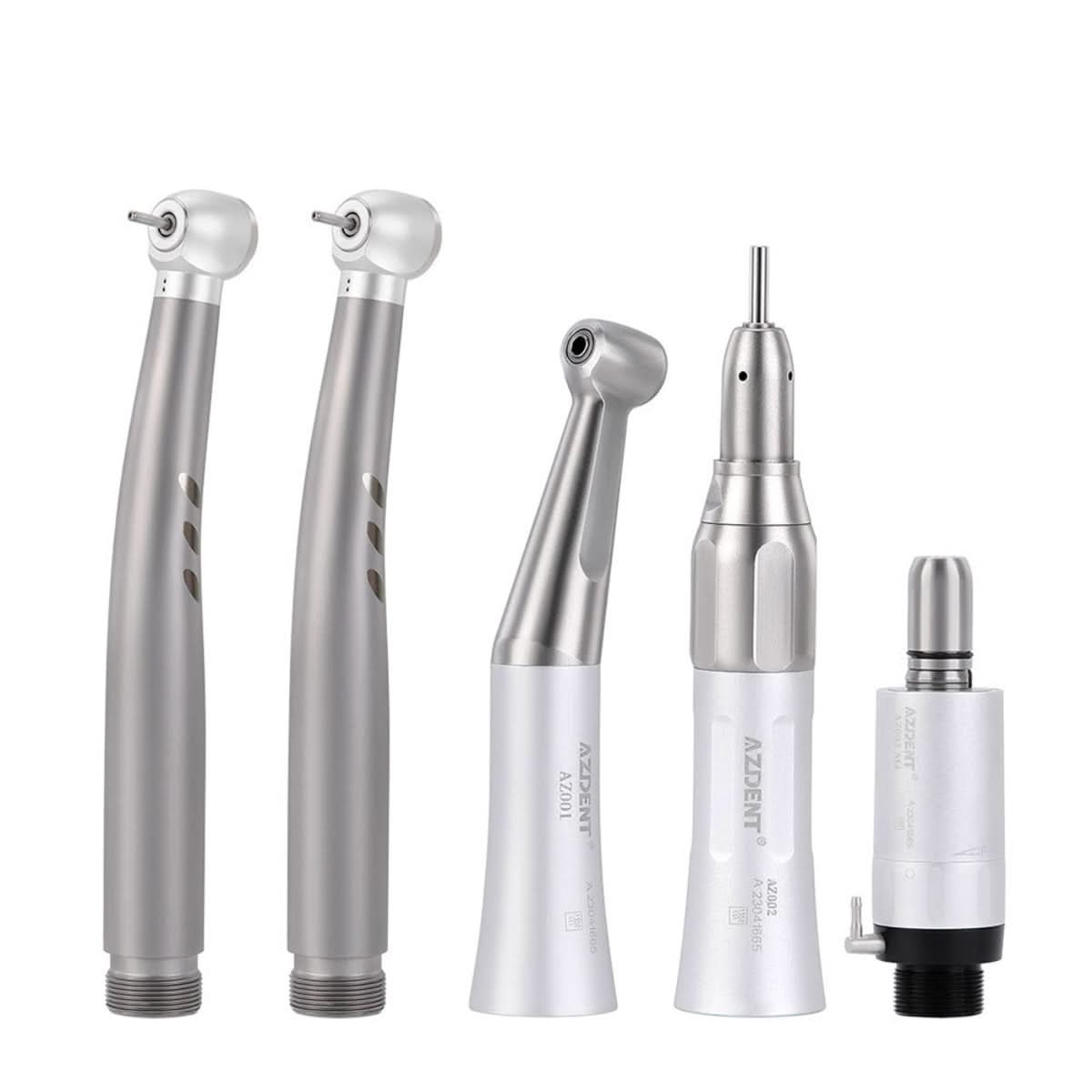 Dental Shadowless LED E-generator High and Low Speed Handpiece Kit 2/4 Holes - pairaydental.com