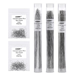 100pcs Orthodontic Preformed Ligature Wires Stainless Steel Long/Short 0.010-0.014 - pairaydental.com
