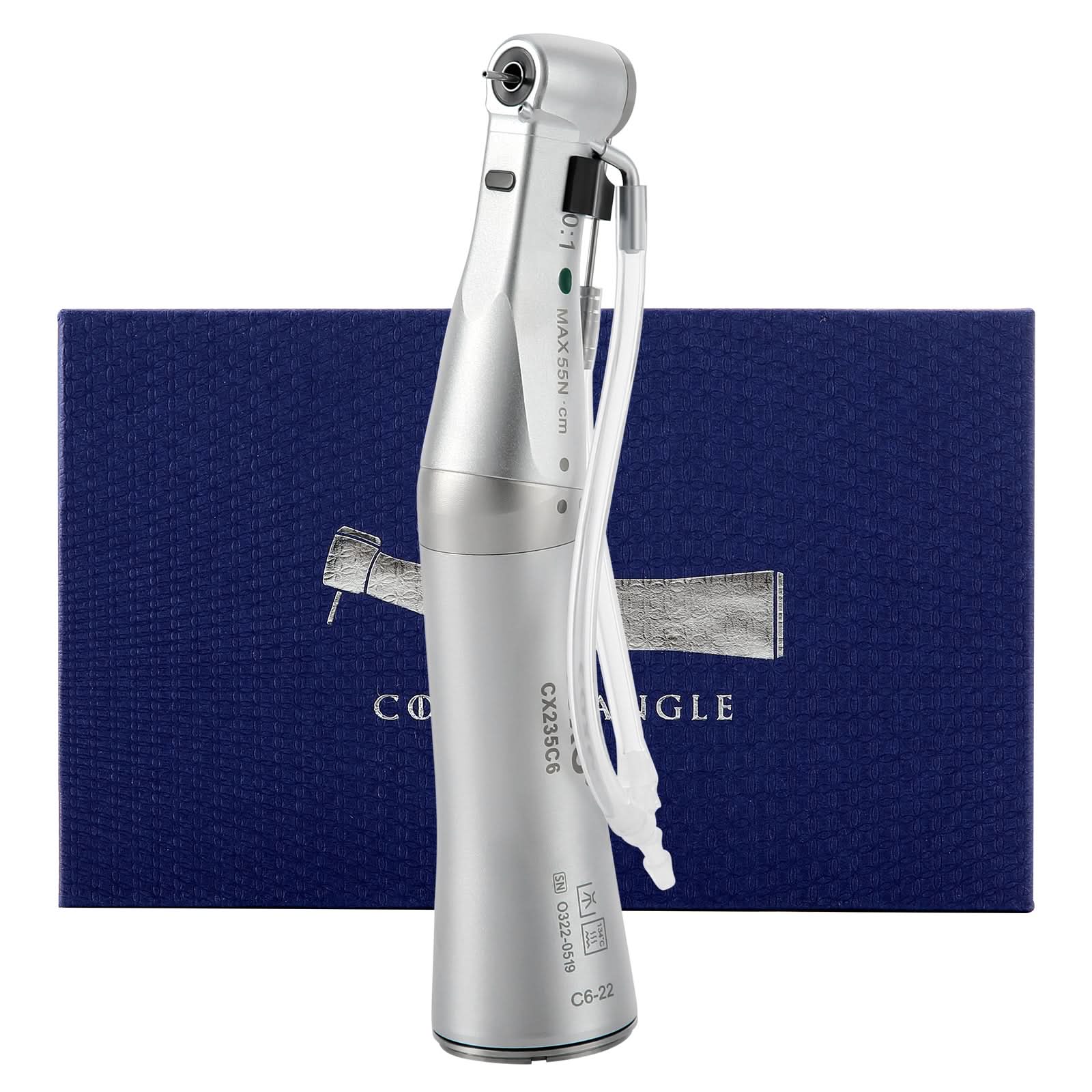 COXO CX235C6 Dental 20:1 Contra Angle Electric Implant Handpiece Fiber Optic #C6-22 - pairaydental.com