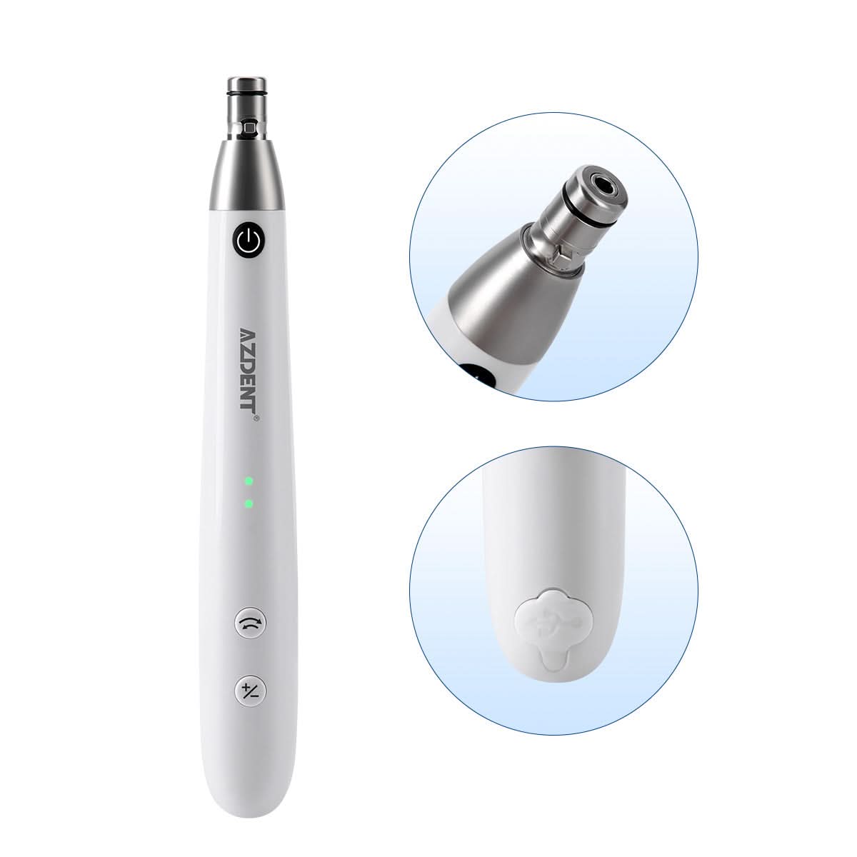 Dental Cordless 360° Rotating Hygiene Prophy Handpiece 2 Speed Settings - pairaydental.com