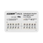 AZDENT Plus Metal Brackets Mini MBT .022 Hooks 3-4-5 - pairaydental.com