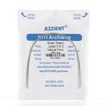 Archwire Niti Super Elastic Natural Round 0.012-0.020 Upper/Lower 10pcs/Pack - pairaydental.com