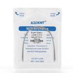 Archwire Niti Super Elastic Natural Round 0.012-0.020 Upper/Lower 10pcs/Pack - pairaydental.com