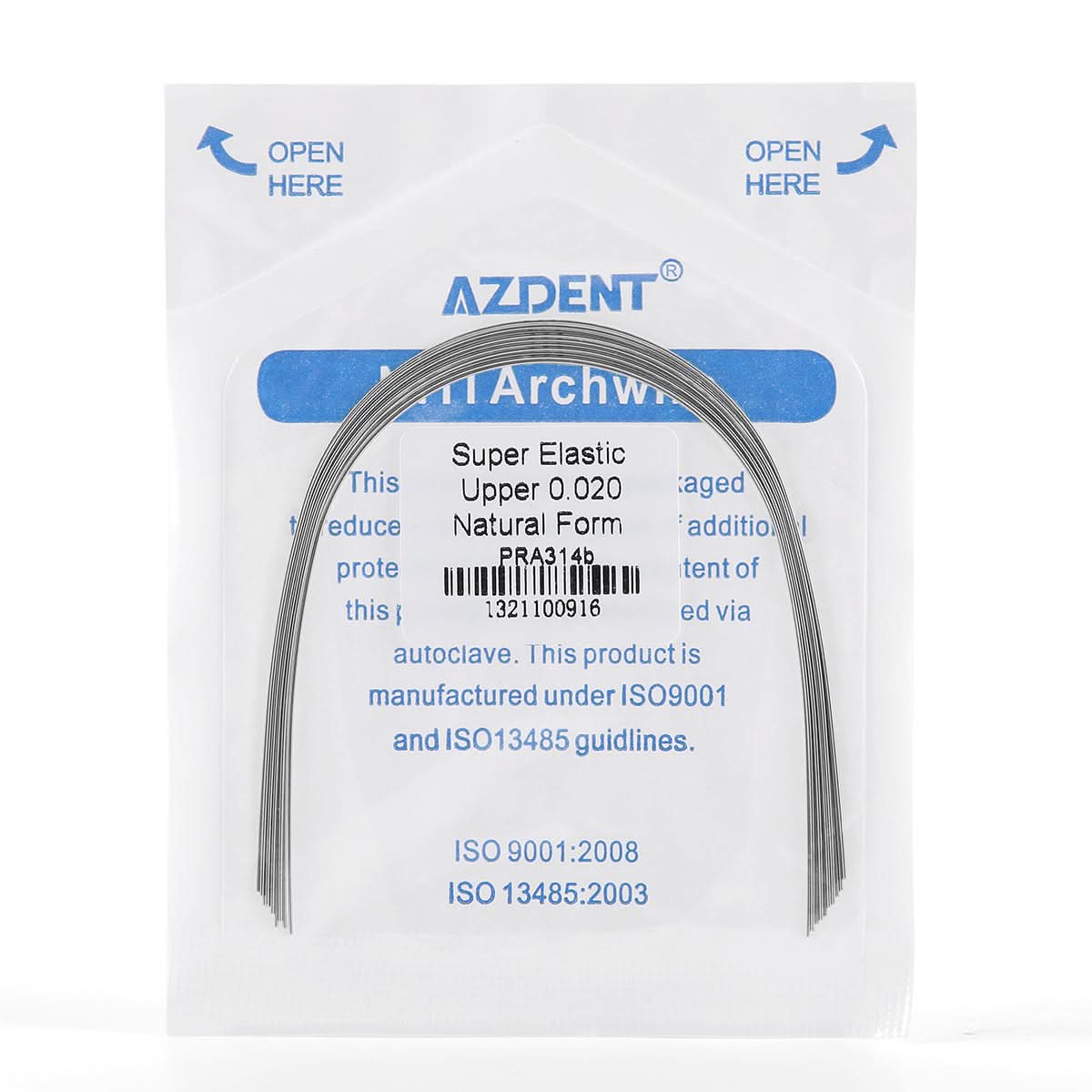 Archwire Niti Super Elastic Natural Round 0.012-0.020 Upper/Lower 10pcs/Pack - pairaydental.com