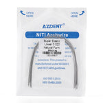 Archwire Niti Super Elastic Natural Round 0.012-0.020 Upper/Lower 10pcs/Pack - pairaydental.com