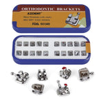 Orthodontic Metal Brackets Mini Roth/MBT 0.022 Laser Mark 345 Hooks 20pcs/Box - pairaydental.com