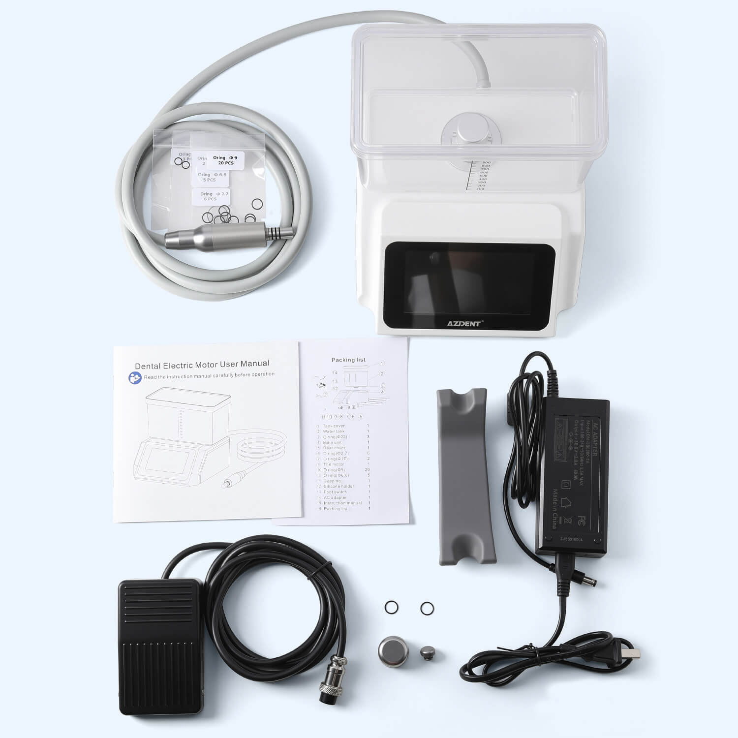 Dental LED Electric Brushless Surgery Micro Motor System & 1:1/1:5/1:4.2 Handpiece - pairaydental.com