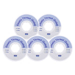 5pcs Ortho Elastic Thread Traction Ligature Power Tube Clear 0.020 - pairaydental.com