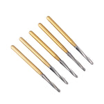 Dental Endo Carbide Burs FG Titanium Coated 25mm 5pcs/Box - pairaydental.com