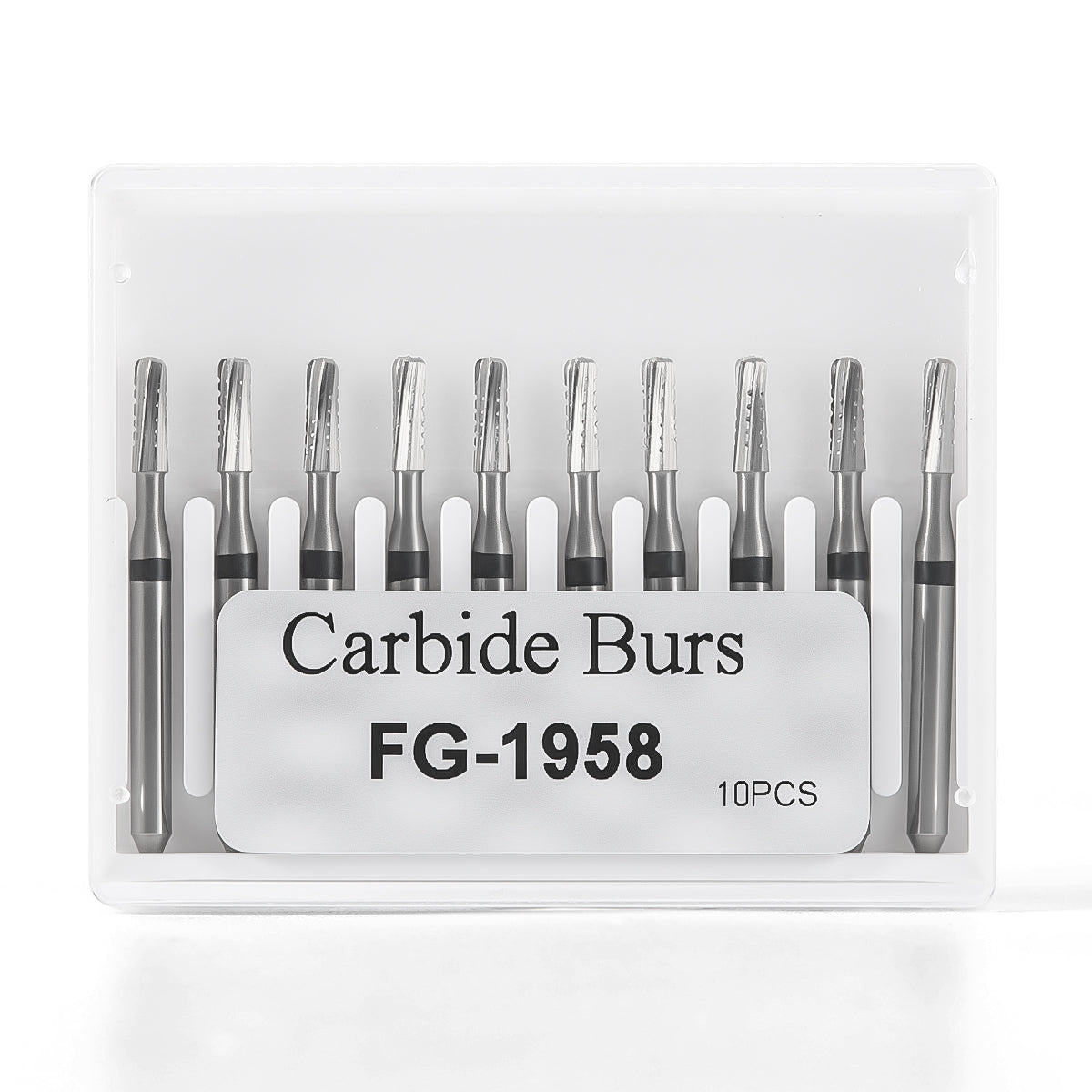 Dental Tungsten Carbide Bur FG 1958 Metal Cutting 10pcs/Box