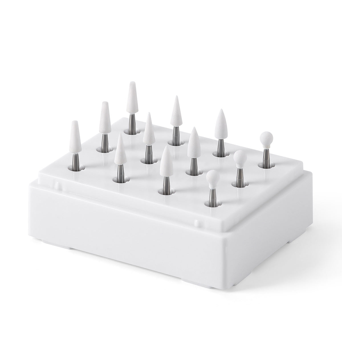 Dental Polishing Kit FG Burs Fine White Stones 12pcs/Kit - pairaydental.com 