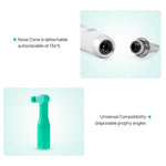 Cordless Hygiene Prophy Handpiece 360° Rotating 6 Prophy Angles & 2 Nose Cones - pairaydental.com