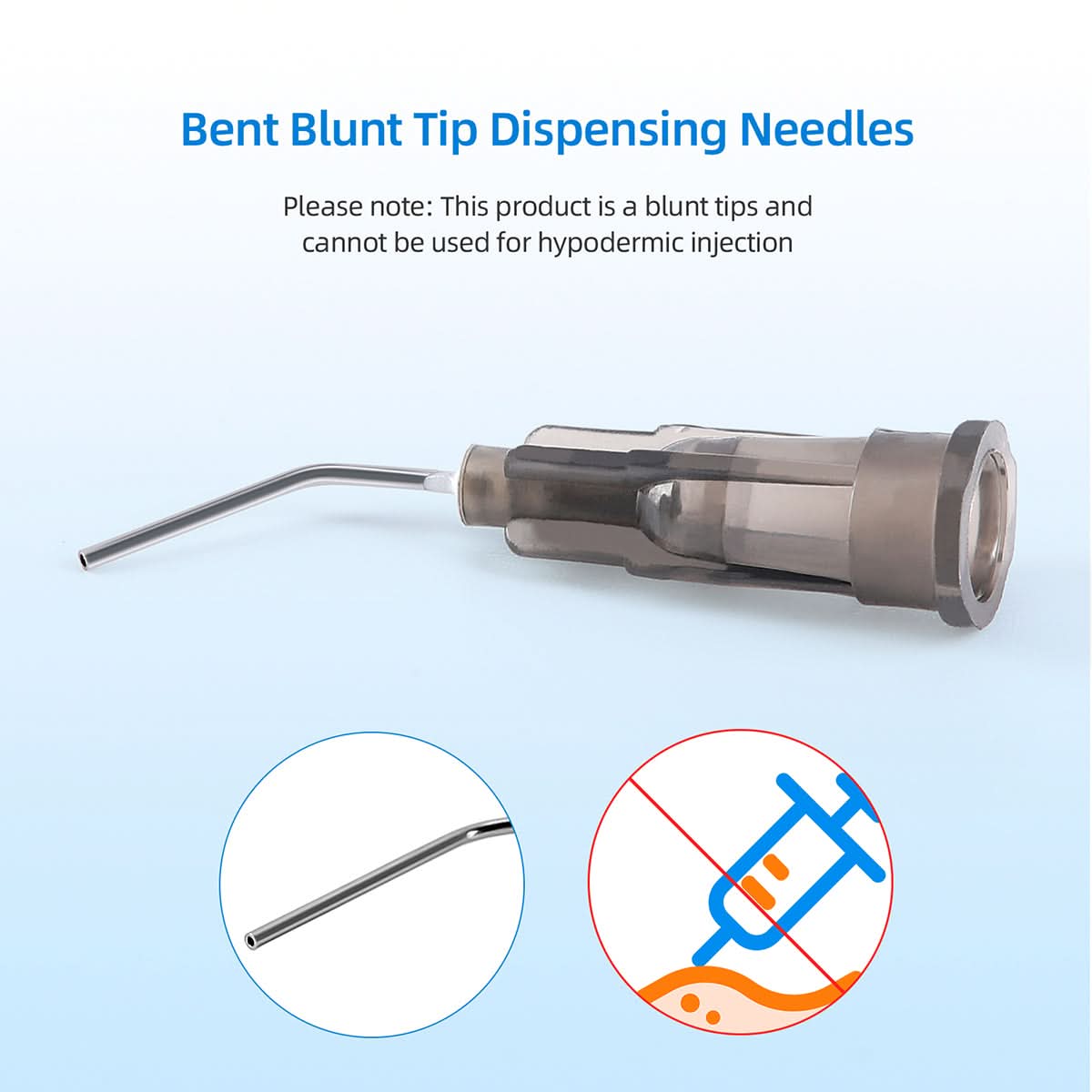 Disposable Dental Pre Bent Needle Tips 9 Models 100pcs/Pack - pairaydental.com