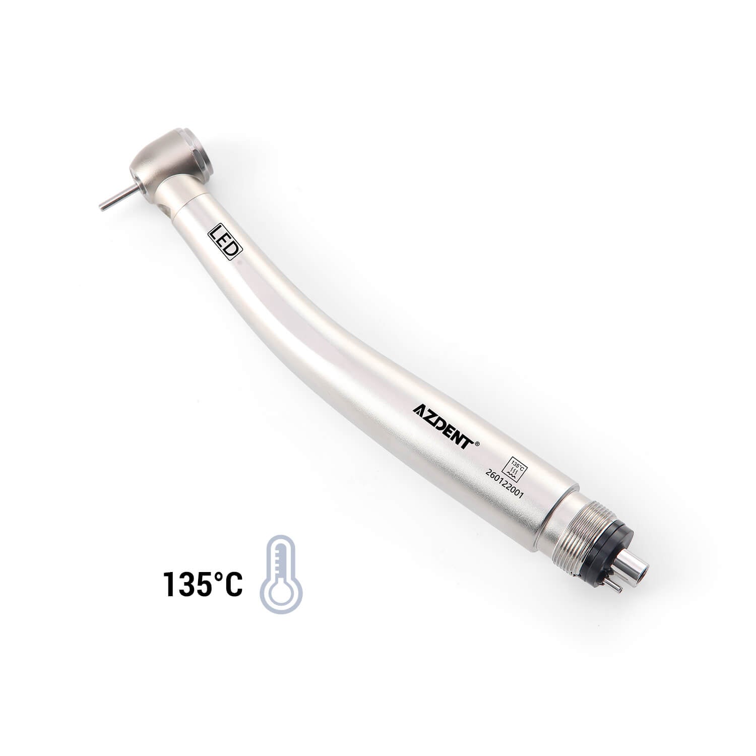 Dental High Speed Handpiece LED Push Button Ceramic Bearing 4 Hole Air Turbine - pairaydental.com