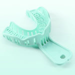 6pcs Dental Impression Trays Full Mouth For Teeth Mold Tray S/M/L Green Color - pairaydental.com
