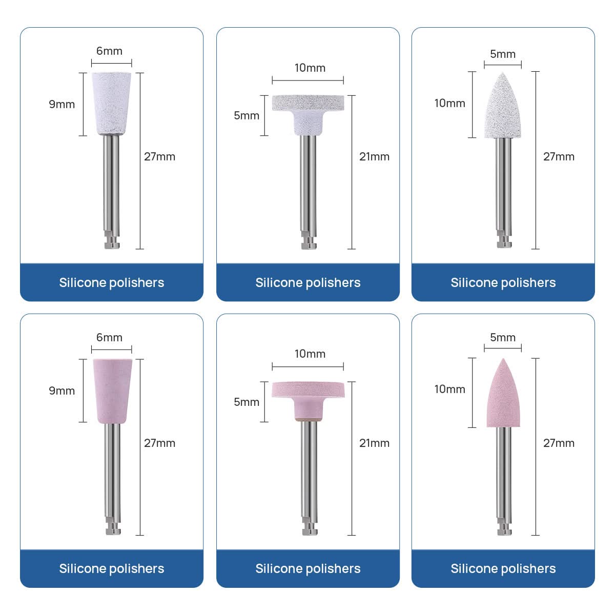 Dental Composite Finishing and Polishing Kit 12pcs/Box - pairaydental.com