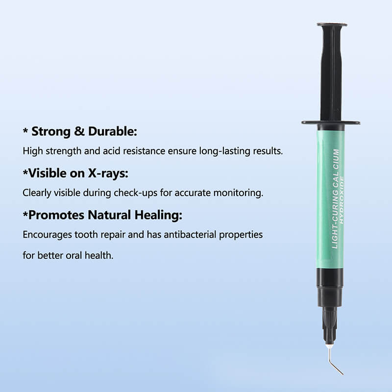 Dental Light-Cured Radiopaque Calcium Hydroxide Paste Cavity Liner Pulp Capping - pairaydental.com