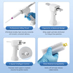 Portable Electric Dental Impression Gun for 50ml Universal Mixing 1:1 & 2:1 Cartridge Dispenser - pairaydental.com