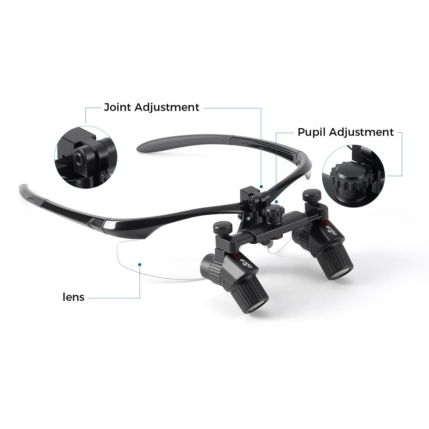 Dental Medical Loupes Magnifying Glasses 3.0X 4.0X 5.0X 6.0X - pairaydental.com