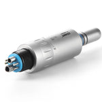 Dental Mini 4:1 Contra Angle Fiber Optic Low Speed Handpiece with Mini Fiber Optic Air Motor 6 Hole - pairaydental.com