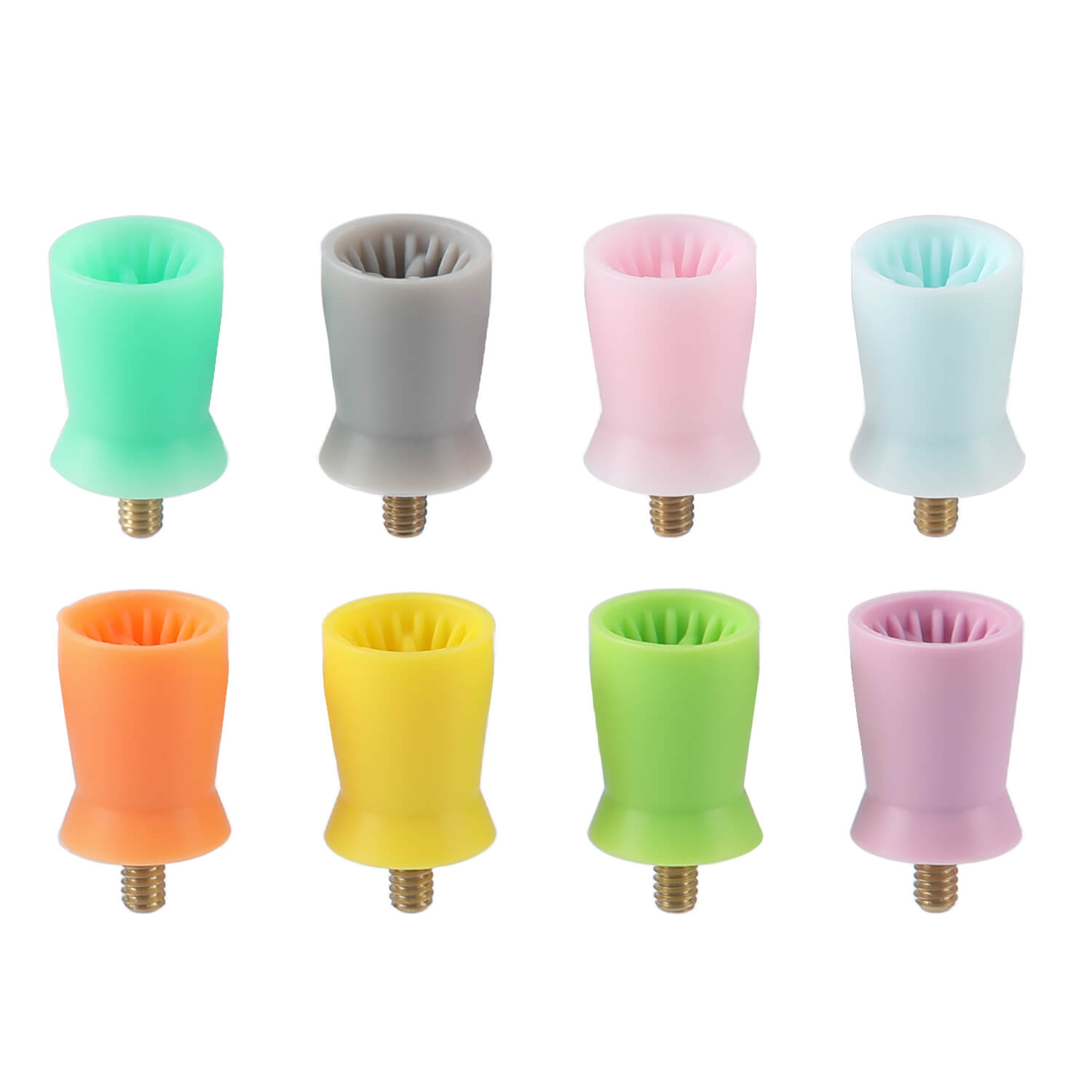 Dental Prophy Cups Soft/Hard RA2.35mm Silicone Material 100pcs/Box - pairaydental.com