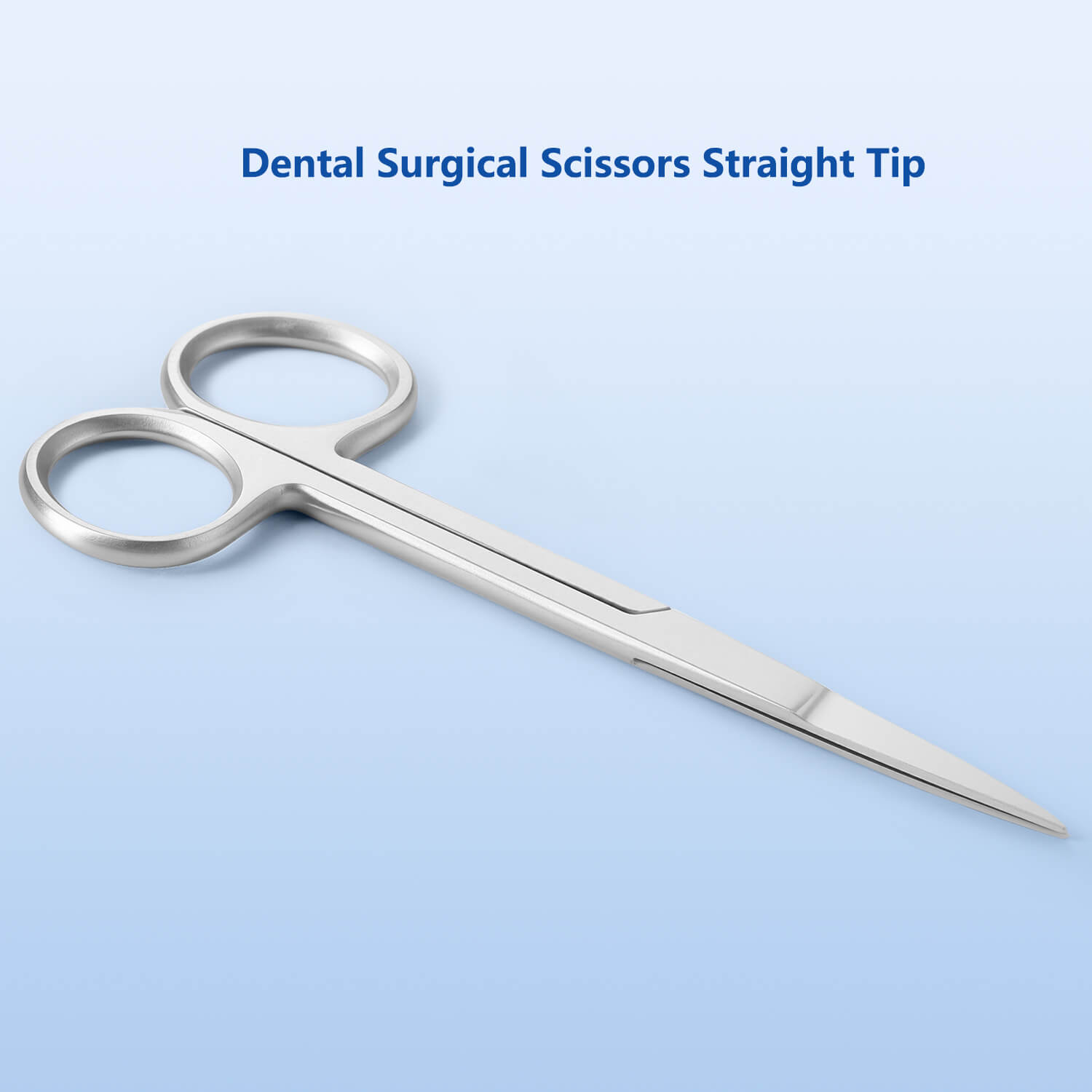 Dental Surgical Gum Tissue Scissors Straight Tip Stainless Steel 11.5cm(4.52") - pairaydental.com