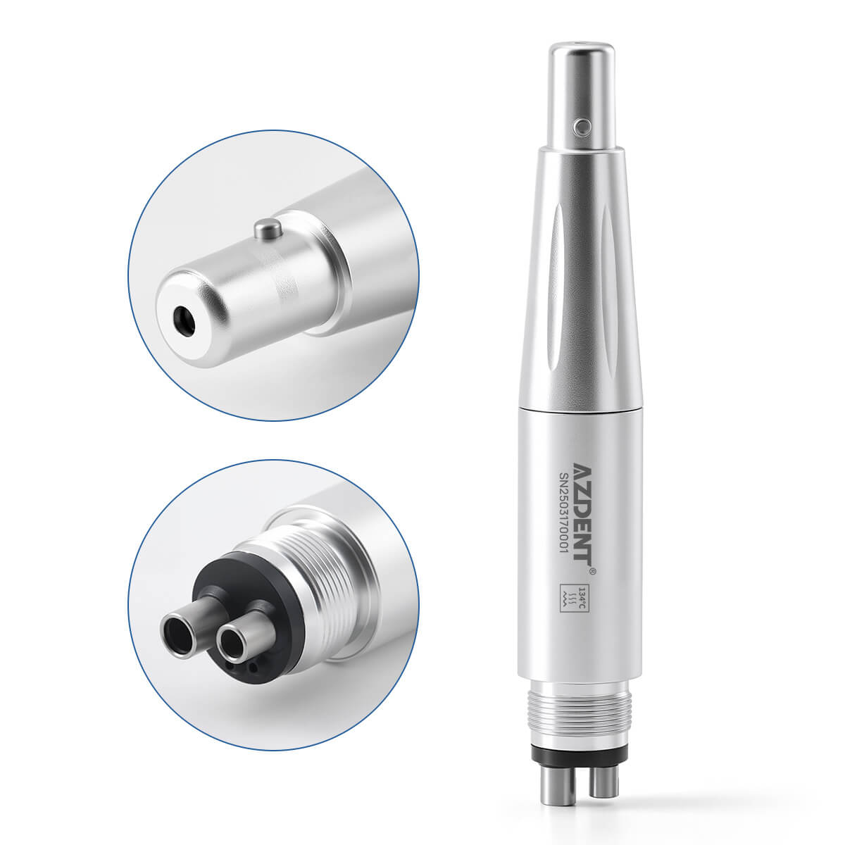 Dental Hygiene Prophy Handpiece Air Motor 4 Holes with 3pcs 4:1 Nose Cones - pairaydental.com
