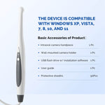 Dental Intraoral Camera 6pcs Cold Lights Digital Oral Endoscope Auto-focus - pairaydental.com