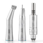COXO Dental Low Speed Electric Handpiece Contra Angle Straight Handpiece Air Motor 4 Holes  - pairaydental.com