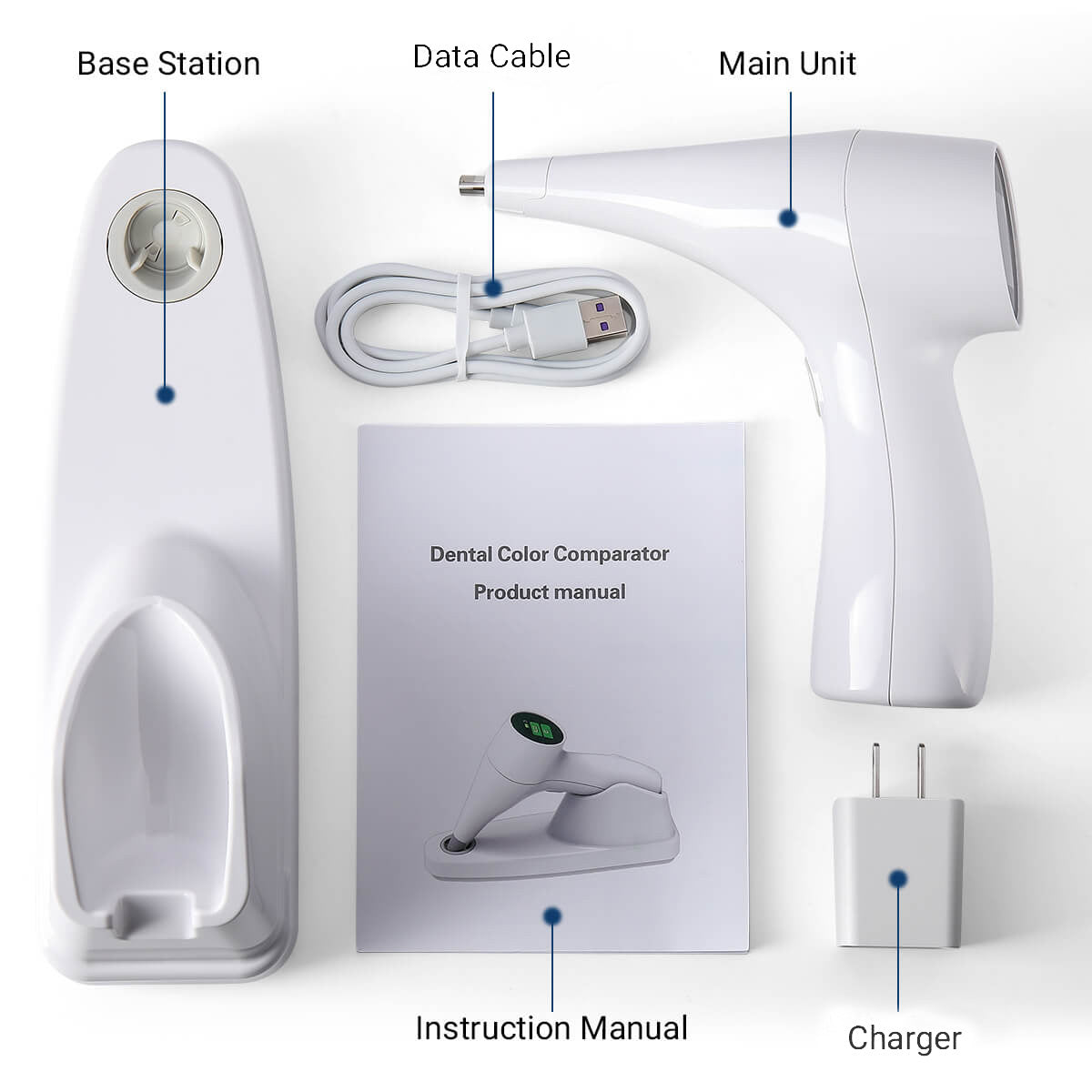 Dental 7th-Gen AI-Powered Dental Color Comparator with LCD Screen - pairaydental.com