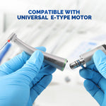 4:1 Fiber Optic Contra Angle Handpiece Mini Head Internal Channel Quattro Spray - pairaydental.com