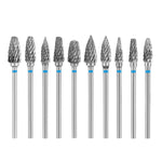 Dental Lab Polishing Bur Carbide Drills Kit HP 2.35mm Type G 10pcs/Box - pairaydental.com