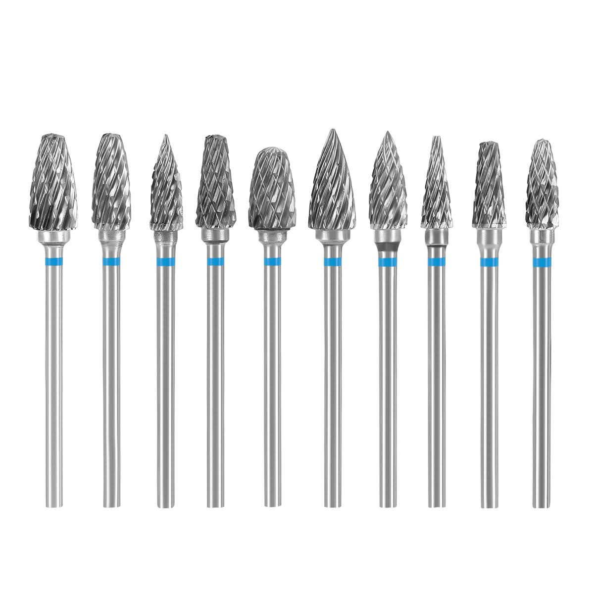 Dental Lab Polishing Bur Carbide Drills Kit HP 2.35mm Type G 10pcs/Box - pairaydental.com