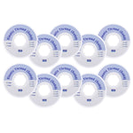 10pcs Ortho Elastic Thread Traction Ligature Power Tube Clear 0.025 - pairaydental.com