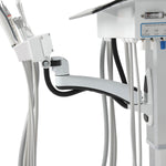 Dental Delivery Unit Mobile Cart 4 Hole Integrated Scaler & Curing Light Adjustable Height Electric Lifting - pairaydental.com