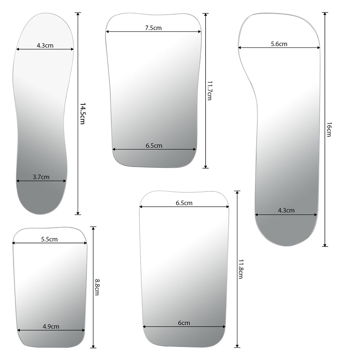 Dental Photography Glass Mirror Double-Sided Intraoral Reflector Mirror - pairaydental.com 