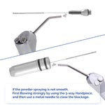 Dental Aluminum Oxide Microblaster Blaster Dry Alumina Sandblasting System 4 Hole - pairaydental.com
